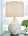 Ashley Wardmont Table Lamp In White