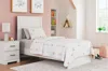 Ashley Stelsie Twin Panel Bed In White