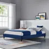 Ashley Modway Harlow Full Platform Bed Frame In Blue