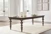 Ashley Veramond 72"-90" Extendable Dining Table In Brown