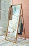 Ashley Devford Floor Mirror In Brown