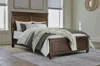 Ashley Danabrin Queen Panel Bed In Brown