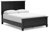 Ashley Lanolee Queen Panel Bed In Black