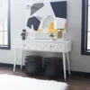 Ashley Linon Geo Console In White