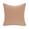 Ashley Luxe Stonewashed Linen Throw Pillow In Brown