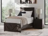 Ashley Prendonea Twin Panel Bed In Gray