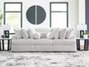 Ashley Snodoodle 3-piece Modular Sofa In White