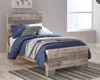 Ashley Effie Twin Panel Bed In White