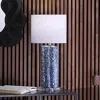 Ashley Relaxed Elegance Solid Table Lamp In Blue