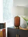 Ashley Farberman Table Lamp In Orange