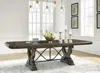 Ashley Maylee 72"-90" Extendable Dining Table In Brown