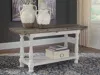 Ashley Havalance Flip Top Sofa/console Table In Multi