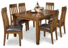 Ashley Ralene Dining Table And 6 Chairs In Brown