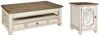 Ashley Realyn Coffee Table With 1 End Table In Multi