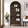 Ashley Modway Vaughn Storage Cabinet In Brown