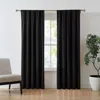 Ashley Brooklyn Loom 84" Window Panel Pair In Black
