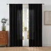 Ashley Cannon 96" Window Panel Pair In Black
