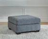 Ashley Marleton Oversized Accent Ottoman In Blue