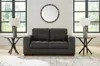 Ashley Luigi Leather Loveseat Leather In Gray