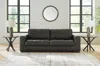 Ashley Luigi Leather Sofa Leather In Gray