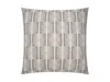 Ashley Luxe Architectural Grid Throw Pillow In Gray