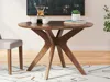 Ashley Lyncott Round Dining Table In Brown