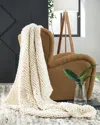 Ashley Chaddon Throw In White
