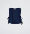 Daphne The Nightcap Top In Blue