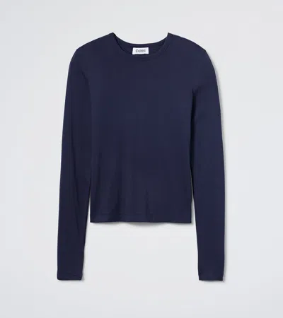 Daphne The Room Key Long Sleeve In Navy