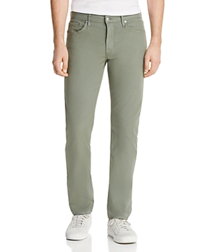 S.m.n Studio Hunter Standard Slim Fit Trousers In Thyme - 100% Exclusive In Medium Green