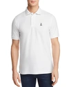Psycho Bunny Westhorpe Short Sleeve Pique Polo In White