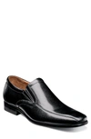 Florsheim Men Forecast Waterproof Bike Toe Slip On In Black In Black Leather