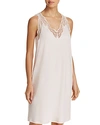 Hanro Valencia Tank Gown In Crystal Pink
