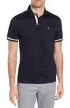 TED BAKER PUGGLE TRIM FIT POLO,TH8M-GB04-PUGGLE