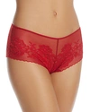 Natori Flora Lace Hipster Briefs In Burnt Red