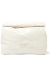 SIMON MILLER LUNCHBAG 30 CRINKLED-LEATHER CLUTCH