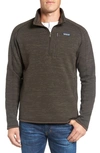 PATAGONIA 'BETTER SWEATER' QUARTER ZIP PULLOVER,25522