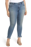 Lucky Brand Trendy Plus Size Ginger Frayed Skinny Jeans In Thoreau