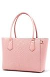 DAGNE DOVER SIGNATURE CLASSIC COATED CANVAS TOTE - PINK,S18113409100