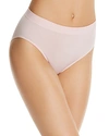 Wacoal B.smooth Seamless High-cut Briefs In Chalk Pink