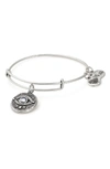 ALEX AND ANI EVIL EYE ADJUSTABLE WIRE BANGLE (NORDSTROM EXCLUSIVE),A17EBEERG