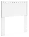 Ashley Hallityn Twin Panel Headboard In White