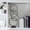 Ashley Luxe Textured Disc Sculpture In Black