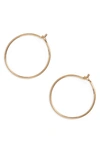 MADEWELL DELICATE WIRE HOOP EARRINGS,H8534