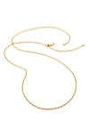 MONICA VINADER ROLO CHAIN NECKLACE,GP-CH-R032-NON