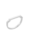 MONICA VINADER SIGNATURE THIN RING,SS-RG-MVTR-NON