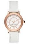 MARC JACOBS RILEY LEATHER STRAP WATCH, 29MM,MJ1618