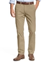 Tommy Hilfiger Men's Big & Tall Th Flex Stretch Custom-fit Chino Pants In Mallet