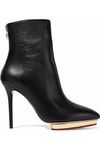 CHARLOTTE OLYMPIA CHARLOTTE OLYMPIA WOMAN DEBORAH LEATHER ANKLE BOOTS BLACK,3074457345618312743