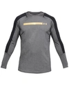 UNDER ARMOUR MEN'S PERPETUAL METALLIC-LOGO LONG-SLEEVE T-SHIRT